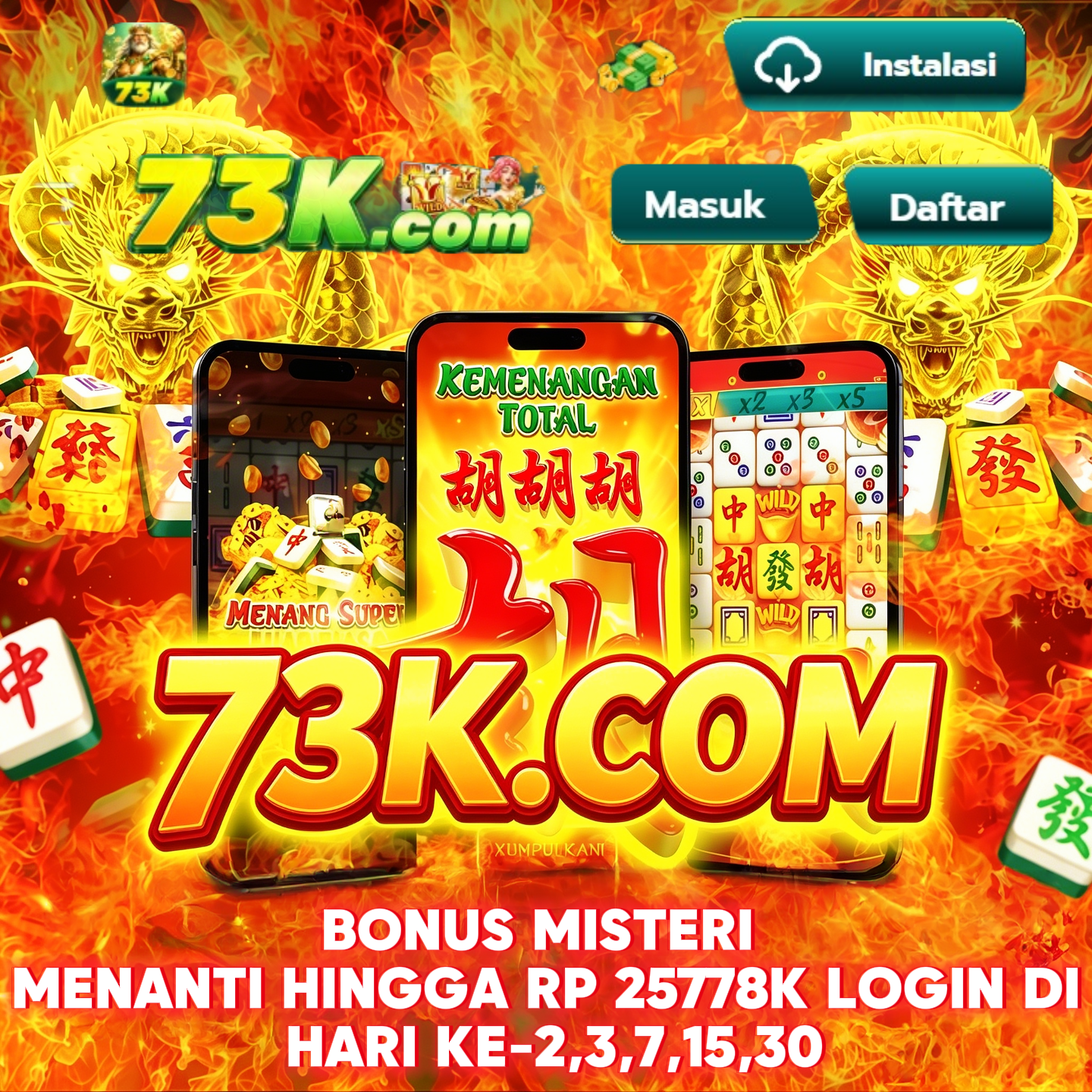 73K - 73k Dowdload & Install Aplikasi Slot Asli Minimal Bet 400 Perak