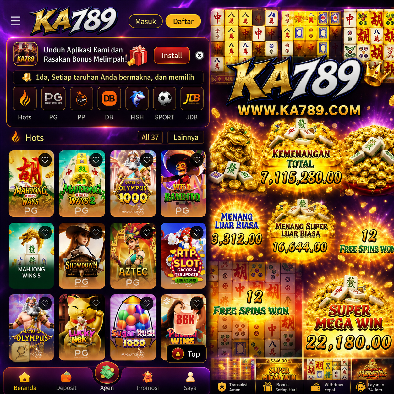 KA789 - Situs Resmi Slot Online dan Pilihan Game PG Soft