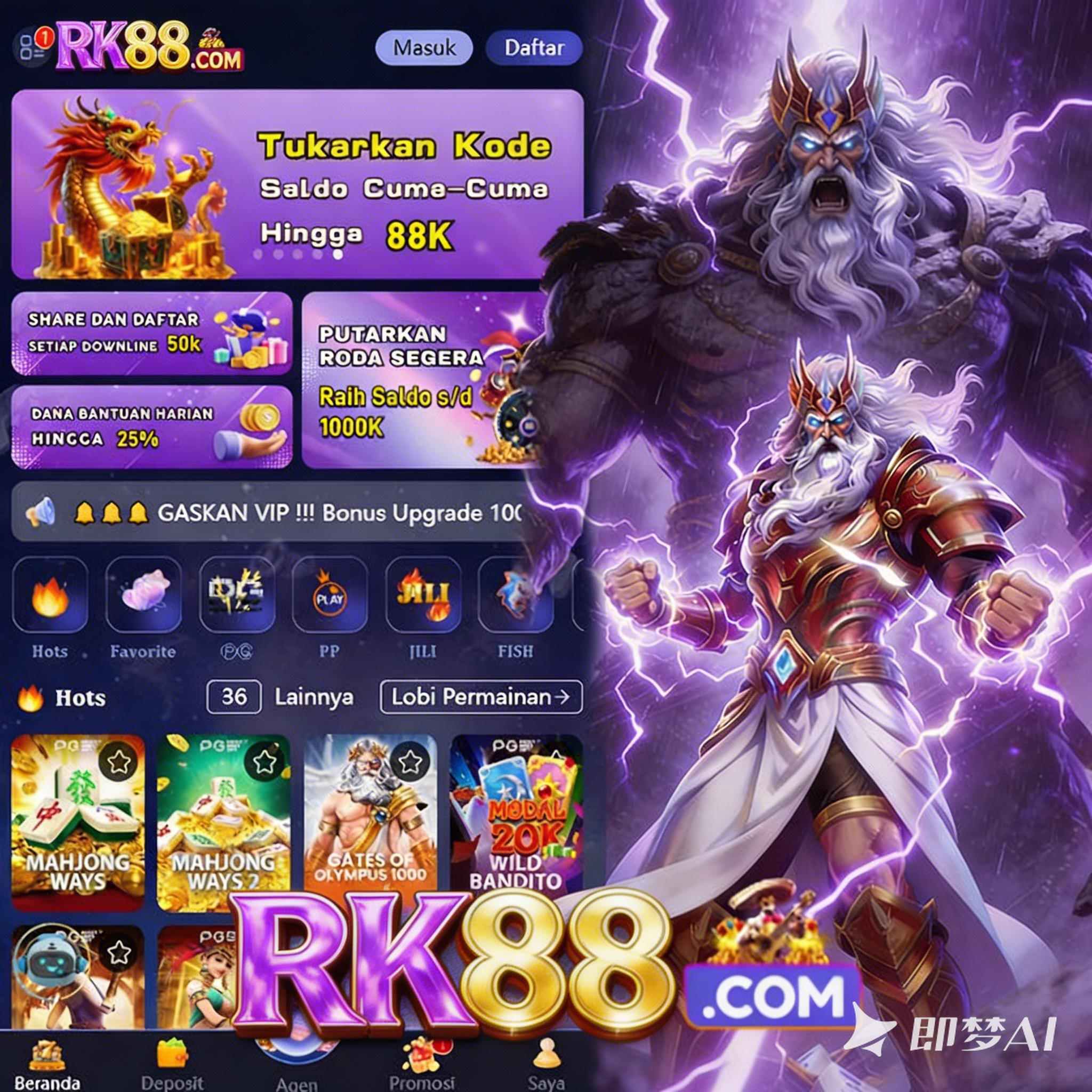 RK88 - Portal Hiburan Game Online Mobile Resmi & Terpercaya