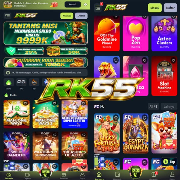 RP55 - Portal Hiburan Game Online Mobile Resmi & Terpercaya